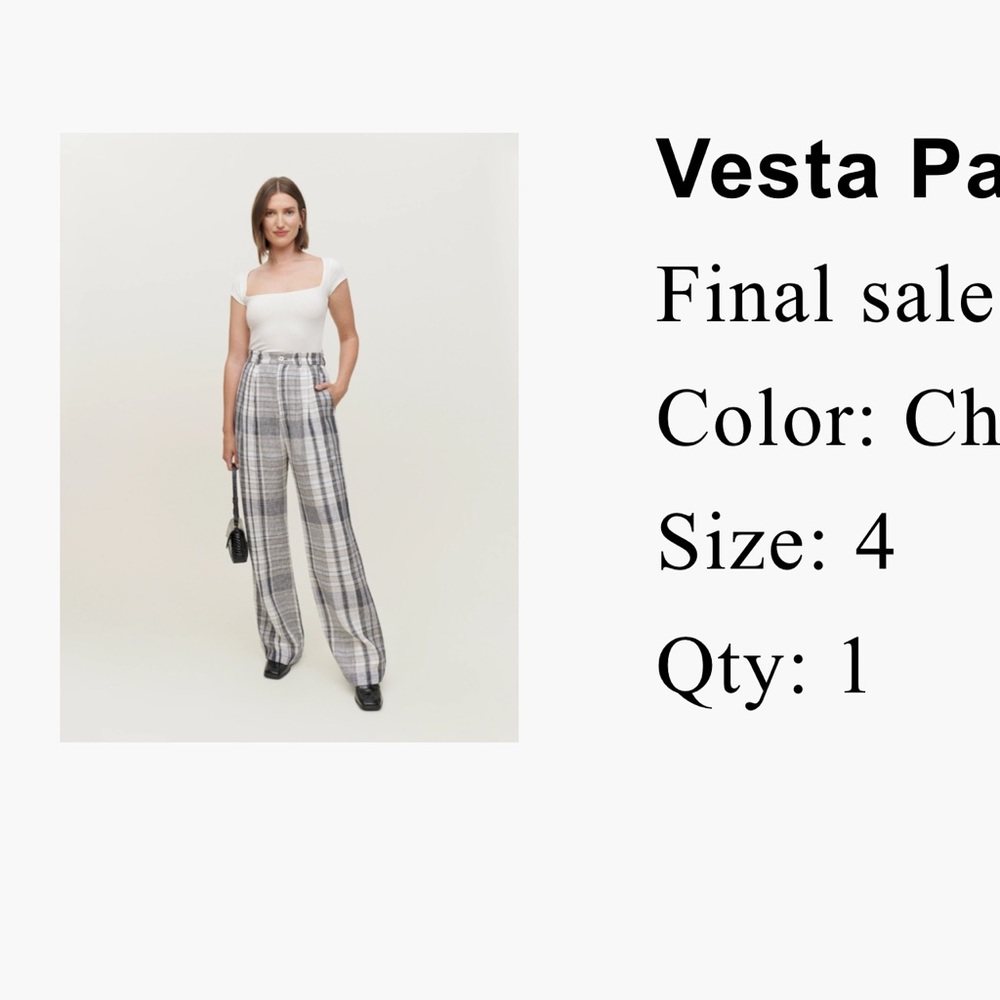 Reformation Trousers